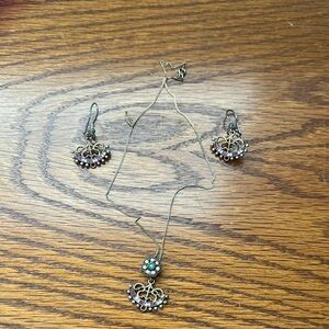 Traditional Indian Brass Jewelry Set